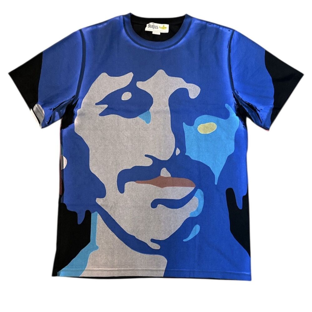 Stella Mccartney The Beatles T Shirt All Together Now Sz M Unisex Oversized AOP